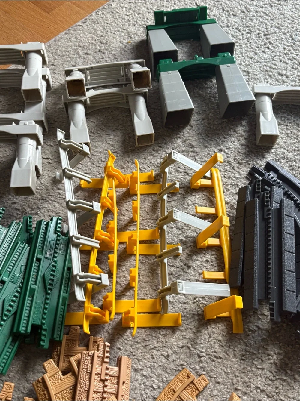 Vintage Fisher Price Geo Trax Train Track Piece Set Bundle 2004 Mattel